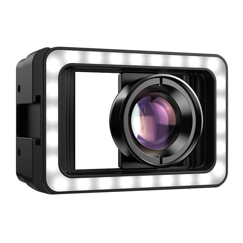 Cumpara acum Obiectiv mobil APEXEL APL-HB100FL23 100mm macro cu LED (negru) de la Mesterul Minune