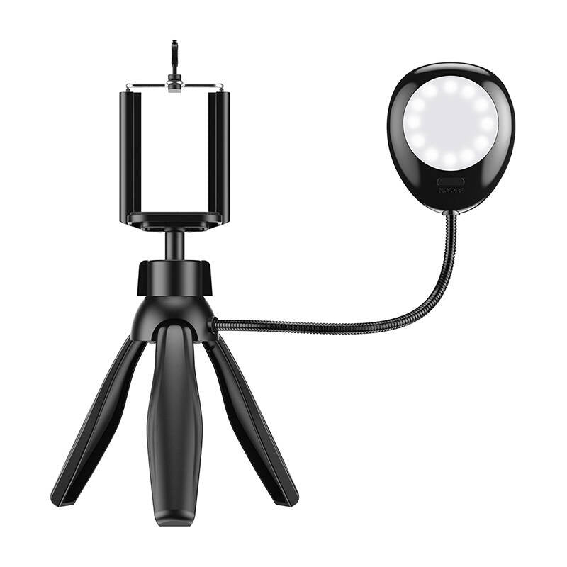 Cumpara acum Suport pentru telefon/tripod APEXEL APL-JJ21FL cu lumină LED (negru) de la Mesterul Minune