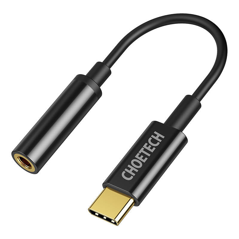 Cumpara acum Adaptor Choetech AUX003 USB-C la adaptor jack audio de 3,5 mm (negru) de la Mesterul Minune