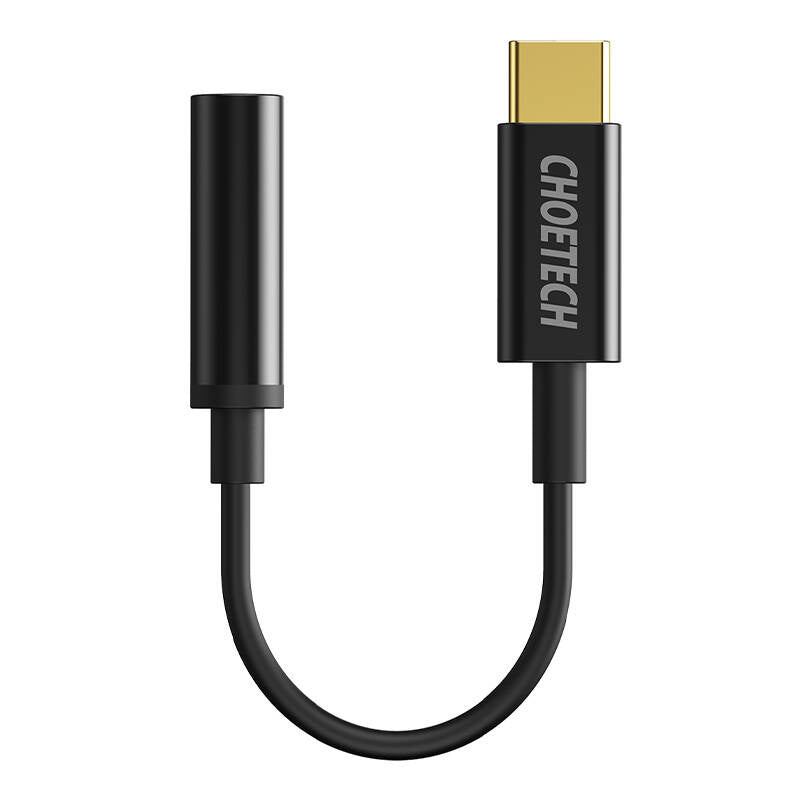 Cumpara acum Adaptor Choetech AUX003 USB-C la adaptor jack audio de 3,5 mm (negru) de la Mesterul Minune