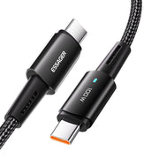 Cumpara acum Cablu USB-C la USB-C 100W Essager 1m (negru) de la Mesterul Minune