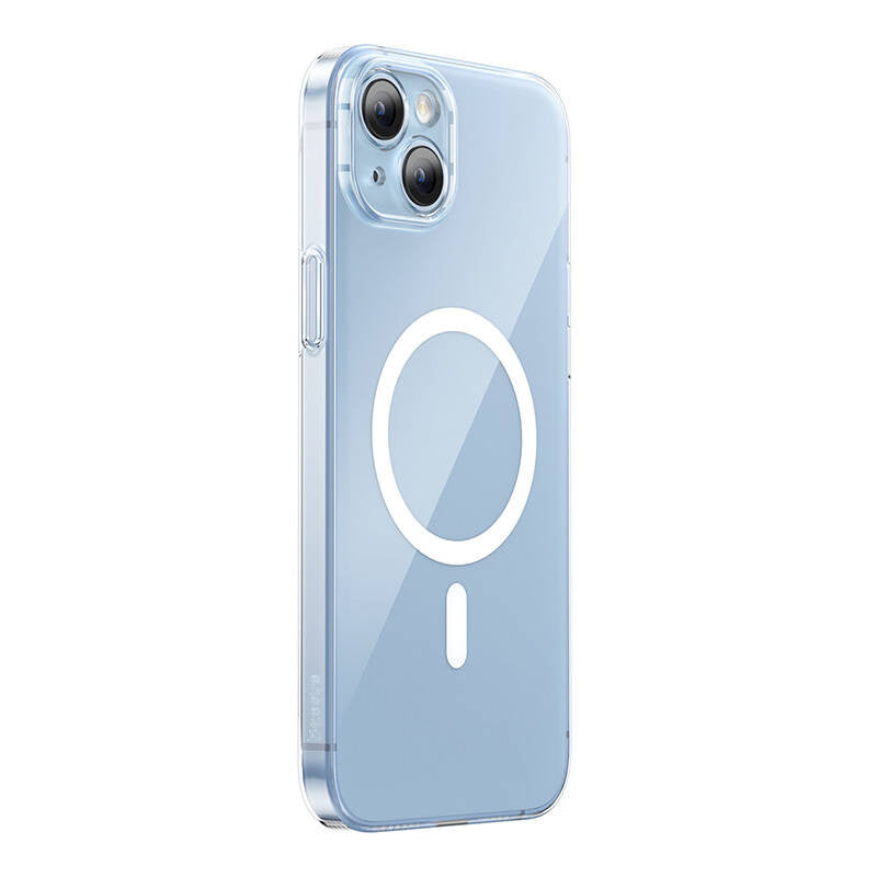 Cumpara acum Baseus Crystal Series Magnetic Case pentru iPhone 14 Plus + sticlă călită de la Mesterul Minune