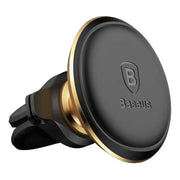 Cumpara acum Baseus Magnetic Air Vent Car Mount Holder cu clip de cablu Gold de la Mesterul Minune