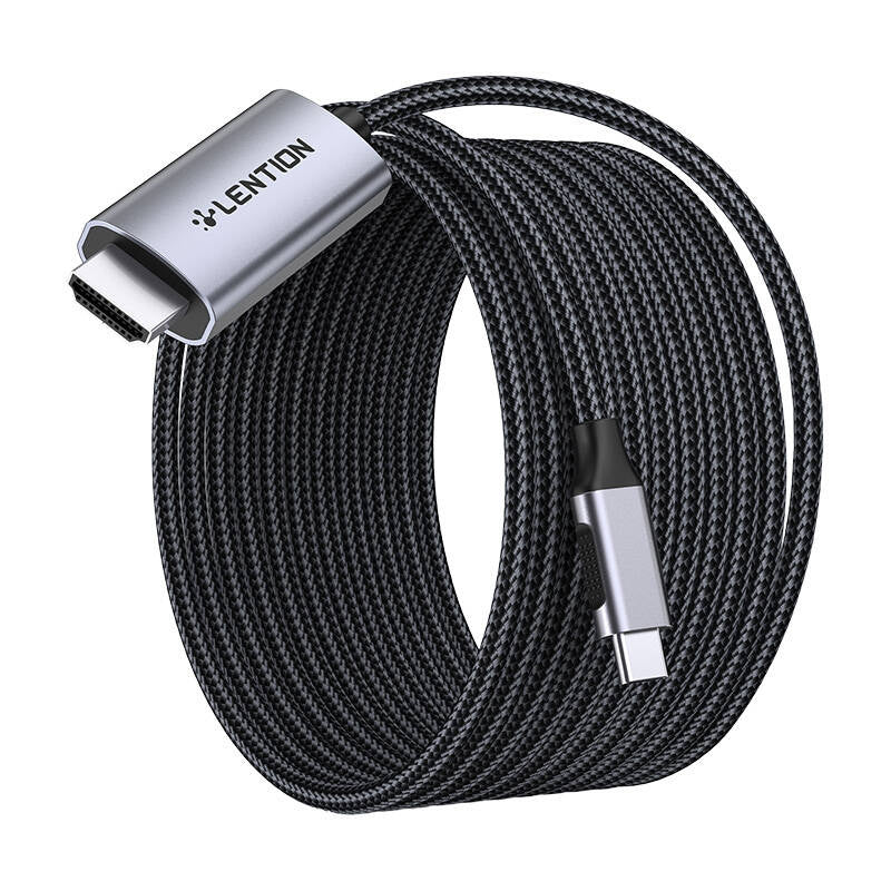 Cumpara acum Lention CU707 USB-C la HDMI 2.0 cablu, 4K60Hz, 1Gbps, 3m (gri) de la Mesterul Minune
