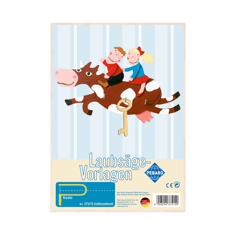 Pebaro 375/1S, Sablon din lemn, suport pentru chei, pentru traforaj, dimensiunea A4