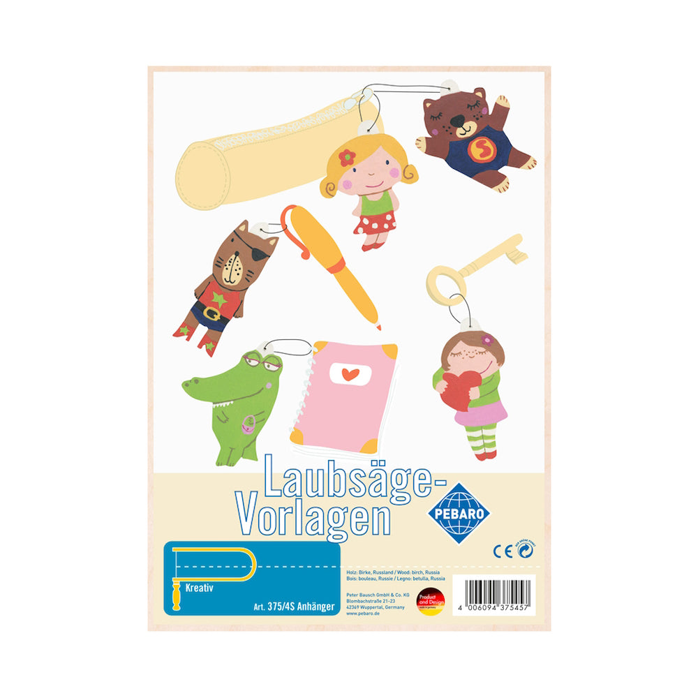 Cumpara acum Sablon din lemn, pandantive, pentru traforaj, dimensiunea A4, Pebaro de la Mesterul Minune