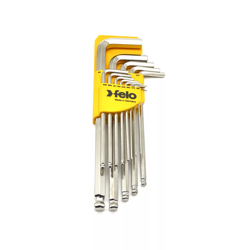 Felo 37513011, Set 13 chei L HEX, lungi, cap cu bila, INCH, HEX 0.050in-3/8in