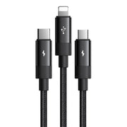 Cumpara acum Cablu 3in1 USB la USB-C / Lightning / Micro USB, Mcdodo CA-5790, 3.5A, 1.2m (negru) de la Mesterul Minune