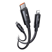 Cumpara acum Cablu 3in1 USB la USB-C / Lightning / Micro USB, Mcdodo CA-5790, 3.5A, 1.2m (negru) de la Mesterul Minune