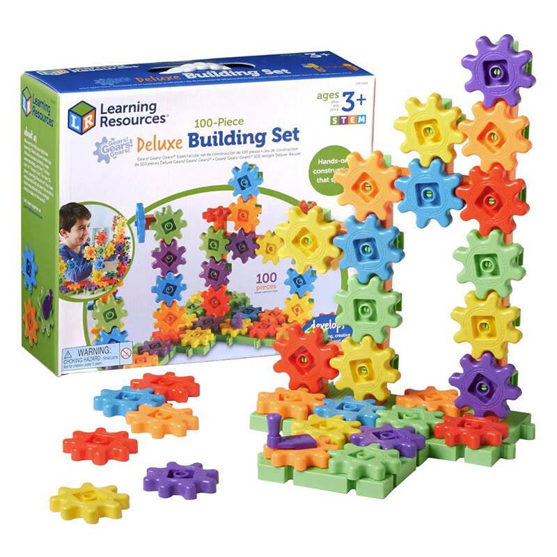 Cumpara acum Deluxe Building Set (Set of 100) Learning Resources LER 9162 de la Mesterul Minune