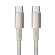 Cumpara acum Cablu USB-C do USB-C Baseus Tungsten Gold, 100W, 2m (złoty) de la Mesterul Minune