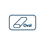 Rapid 40107349, set 14 batoane de adeziv pentru materiale sensibile, crystal clear, topire 130 grade, 125 g, ovale 9mm x 94mm