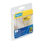 Rapid 40107947, set 14 batoane de adeziv, lemn, galbene, 12 x 94 mm