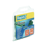 Rapid 40108802, set de 215 inele pentru gard, galvanizate VR22, diametru 5-11 mm, verzi