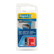 Rapid 40109506, set de 1080 de capse din sarma fina galvanizata No. 53, 14 mm