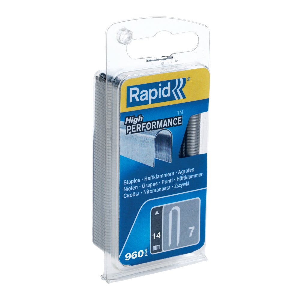 Cumpara acum set de 960 de capse pentru cabluri max 6mm, No. 7, 14 mm, Rapid de la Mesterul Minune
