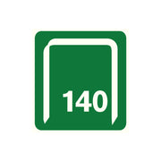 Rapid 40109576, set 648 capse de inalta performanta, sarma din otel galvanizat, varfuri divergente, No. 140, 14mm