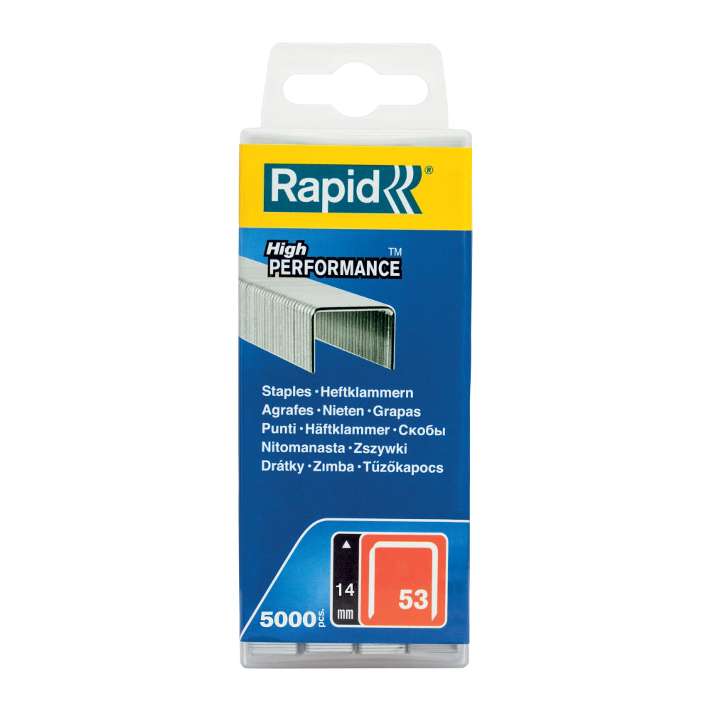 Rapid 40303087 set de 5000 de capse din sarma fina galvanizata No. 53, 14 mm