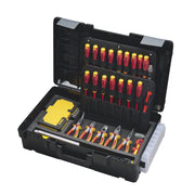 Felo 41387818, Trusa cu unelte VDE, Ergonic E-Slim in cutie XL-BOXX, 78 piese