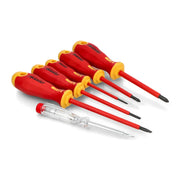 Cumpara acum Set 6 surubelnite izolate VDE, drepte 2.5, 4.5, 5mm si PH1, PH2 + de la Mesterul Minune