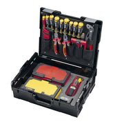 Felo 41397508, Trusa cu unelte VDE, Ergonic E-Smart in cutie L-BOXX, 75 piese
