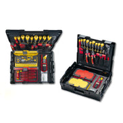 Felo 41397508, Trusa cu unelte VDE, Ergonic E-Smart in cutie L-BOXX, 75 piese
