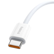 Cumpara acum Cablu de încărcare rapidă USB-C la USB-C Baseus Superior 2 100W 2m (alb) de la Mesterul Minune