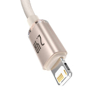 Cumpara acum Cablu USB la iP Baseus Crystal Shine, 2.4A, 2m (roz) de la Mesterul Minune