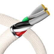 Cumpara acum Cablu USB la iP Baseus Crystal Shine, 2.4A, 2m (roz) de la Mesterul Minune