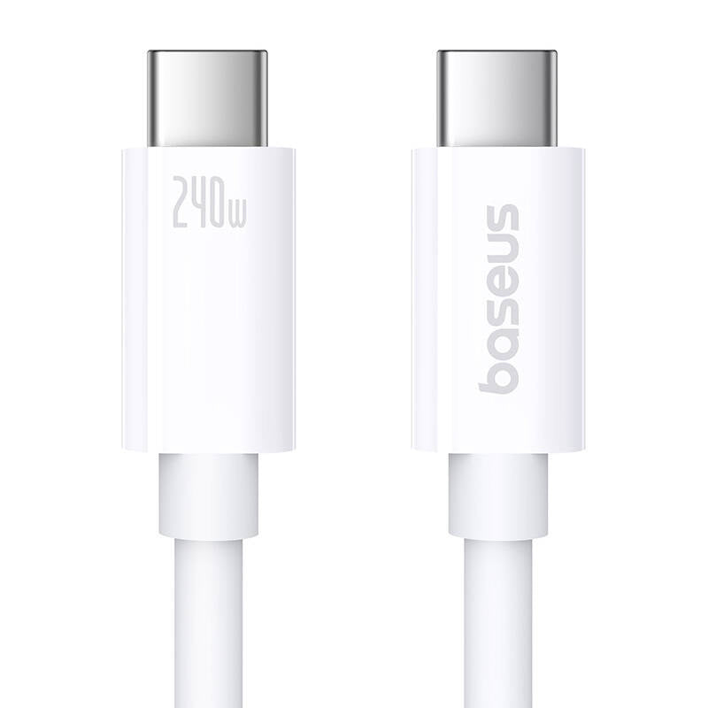 Cumpara acum Cablu USB-C la USB-C Baseus Superior USB4, 240W, 1m (alb) de la Mesterul Minune
