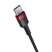 Cumpara acum Cablu Baseus Cafule USB-C la USB-C 100W, 1m, 2psc (roșu negru, gri negru) de la Mesterul Minune