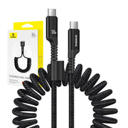 Cumpara acum Cablu de încărcare rapidă USB-C la USB-C Baseus Fish-Eye 100W, 1m (negru) de la Mesterul Minune