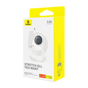 Cumpara acum Cablu de încărcare rapidă 3in1 Baseus Free2Draw, USB la micro USB+USB-C+Lightning, 3.5A, 1.1m (alb) de la Mesterul Minune