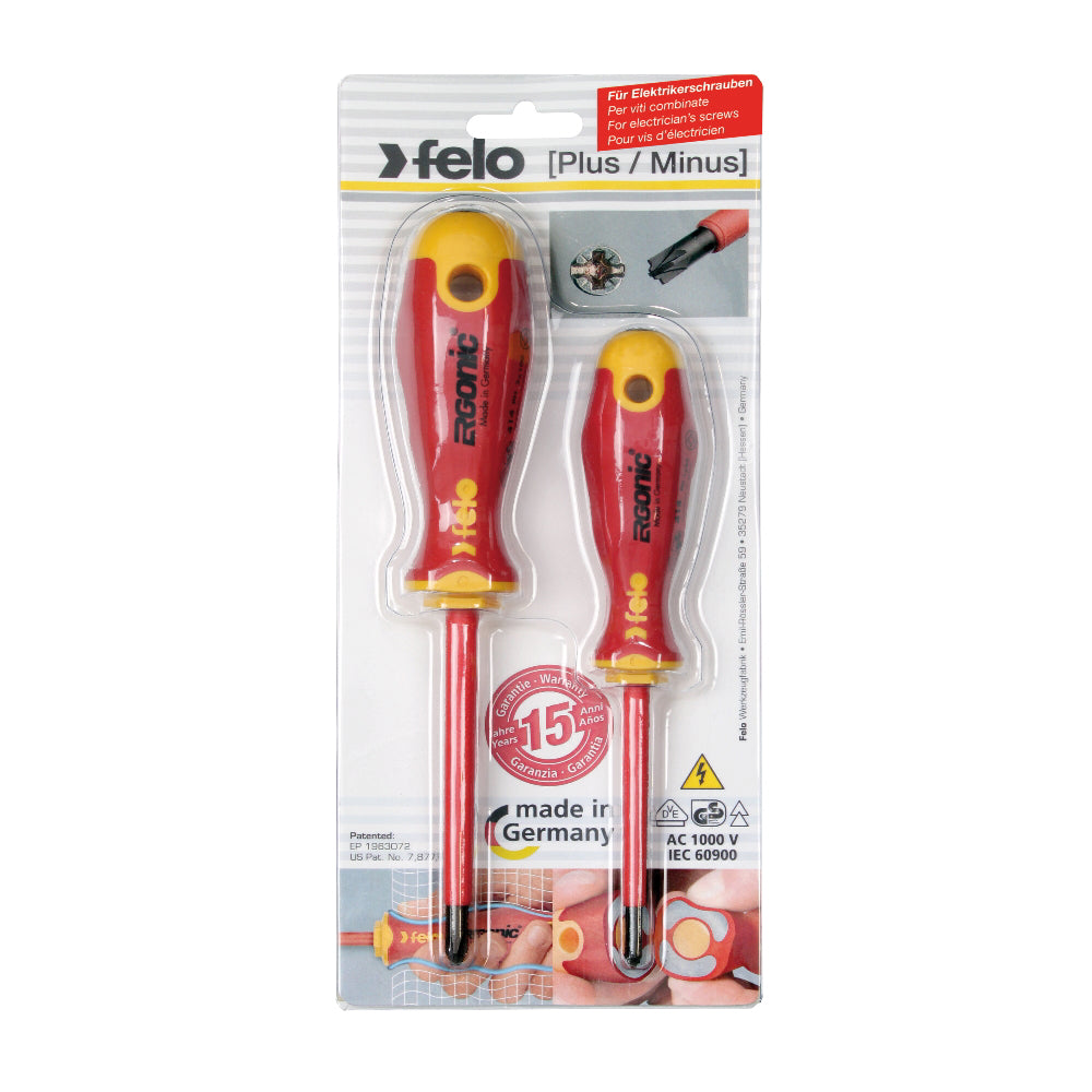 Cumpara acum Set surubelnite izolate, Felo Ergonic VDE, Z1/Z2, Felo 41792191 de la Mesterul Minune