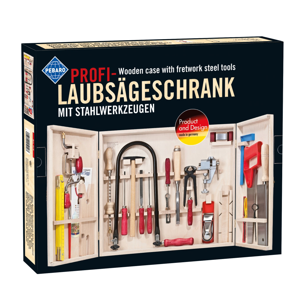 Pebaro 419, Trusa expert in cutie de lemn + set extins de unelte