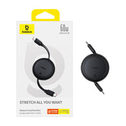 Cumpara acum Baseus Free2Pull Mini USB-C la USB-C cablu USB, 60W, 1, (negru) de la Mesterul Minune