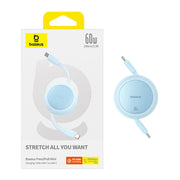 Cumpara acum Baseus Free2Pull Mini USB-C la USB-C 60W cablu USB, 1m (albastru) de la Mesterul Minune