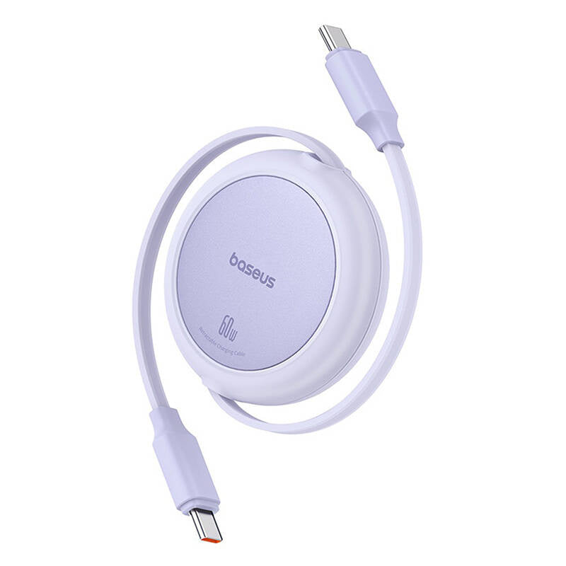 Cumpara acum Baseus Free2Pull Mini USB-C la USB-C 60W cablu USB, 1m (violet) de la Mesterul Minune