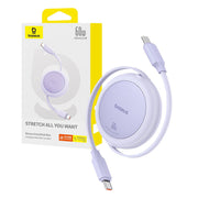 Cumpara acum Baseus Free2Pull Mini USB-C la USB-C 60W cablu USB, 1m (violet) de la Mesterul Minune