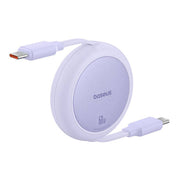 Cumpara acum Baseus Free2Pull Mini USB-C la USB-C 60W cablu USB, 1m (violet) de la Mesterul Minune
