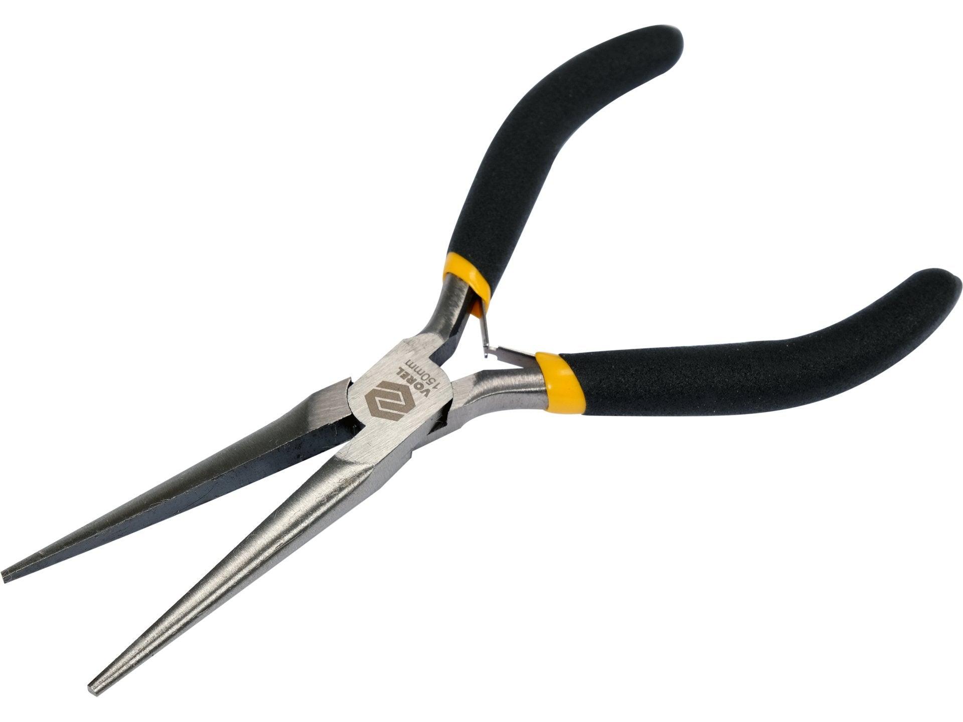 CLEȘTE CU VÂRF LUNG ASCUȚIT - MECANICĂ FINĂ 150MM VOREL 42305