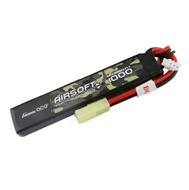 Cumpara acum Gens ace 25C 1000mAh 2S1P 7.4V Airsoft Gun Lipo baterie cu mini Tamiya Plug de la Mesterul Minune