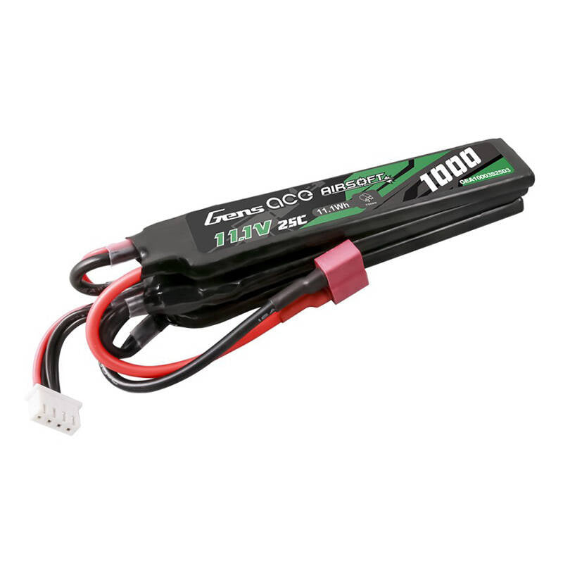 Cumpara acum Gens ace 25C 1000mAh 3S1P 11.1V Nunchuck 3X Airsoft Gun Lipo baterie cu T Plug de la Mesterul Minune