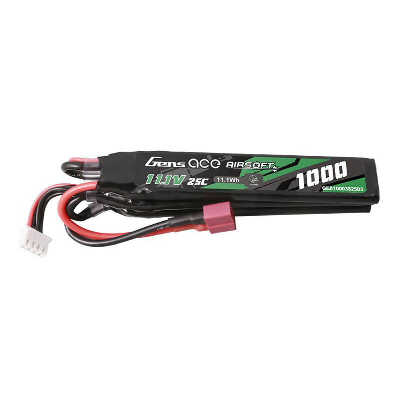 Cumpara acum Gens ace 25C 1000mAh 3S1P 11.1V Nunchuck 3X Airsoft Gun Lipo baterie cu T Plug de la Mesterul Minune