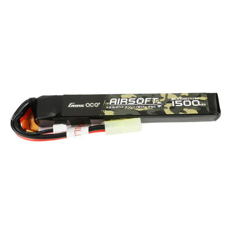 Cumpara acum Gens ace 25C 1500mAh 2S1P 7.4V Airsoft Gun Lipo baterie cu mini Tamiya Plug de la Mesterul Minune
