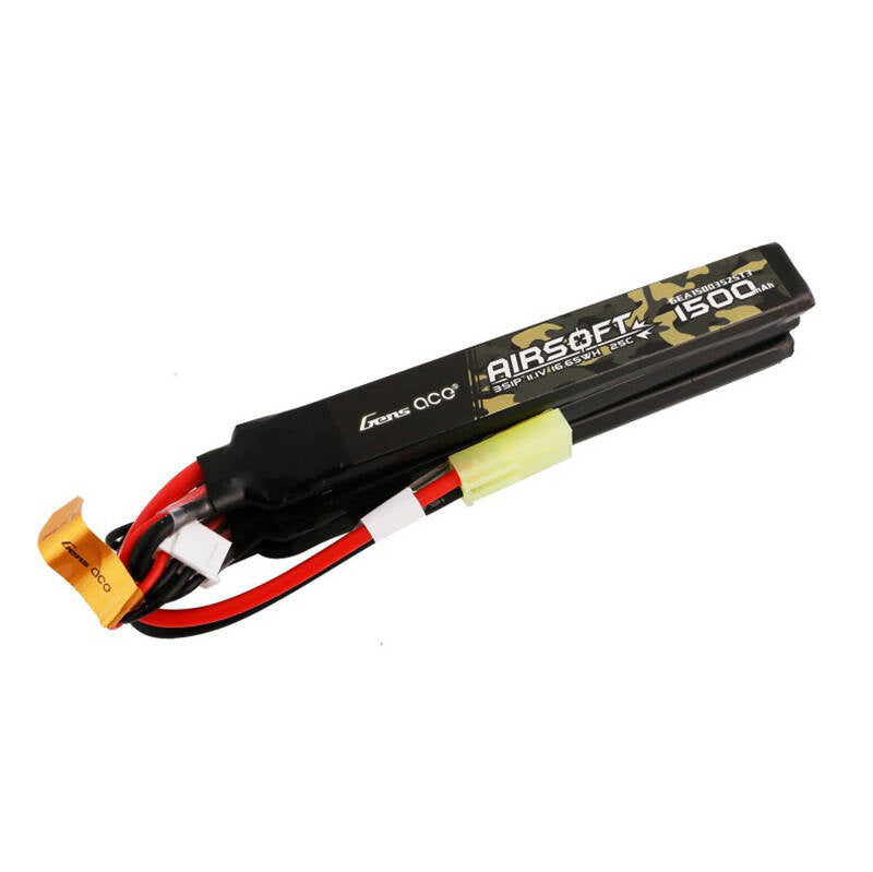 Cumpara acum Gens ace 25C 1500mAh 3S1P 11.1V Nunchuck 3X Airsoft Gun Lipo baterie cu mini Tamiya Plug de la Mesterul Minune