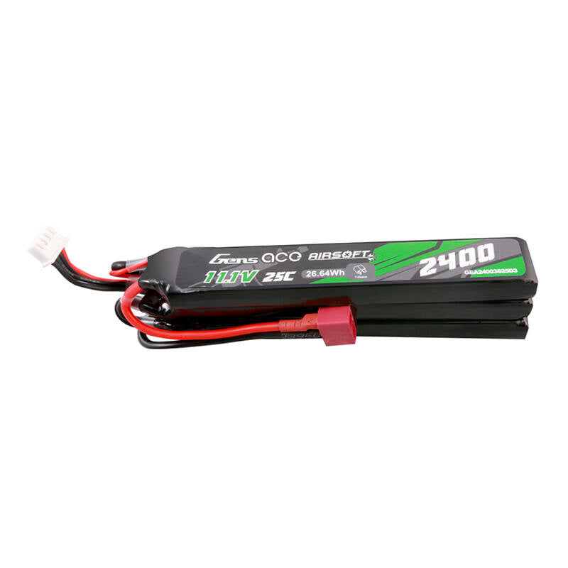 Cumpara acum Gens ace 25C 2400mAh 3S2P 11.1V NUNCHUCK 3X Airsoft Gun Lipo baterie cu Deans (T) Plug de la Mesterul Minune