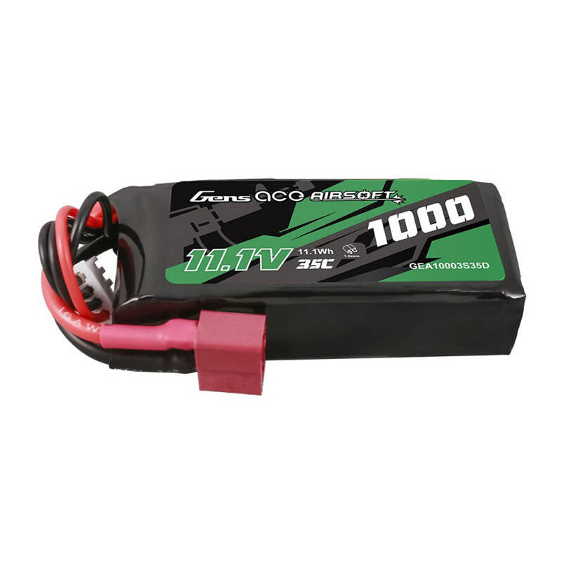 Cumpara acum Gens ace 35C 1000mAh 3S1P 11.1V Airsoft Gun Lipo baterie cu T Plug de la Mesterul Minune