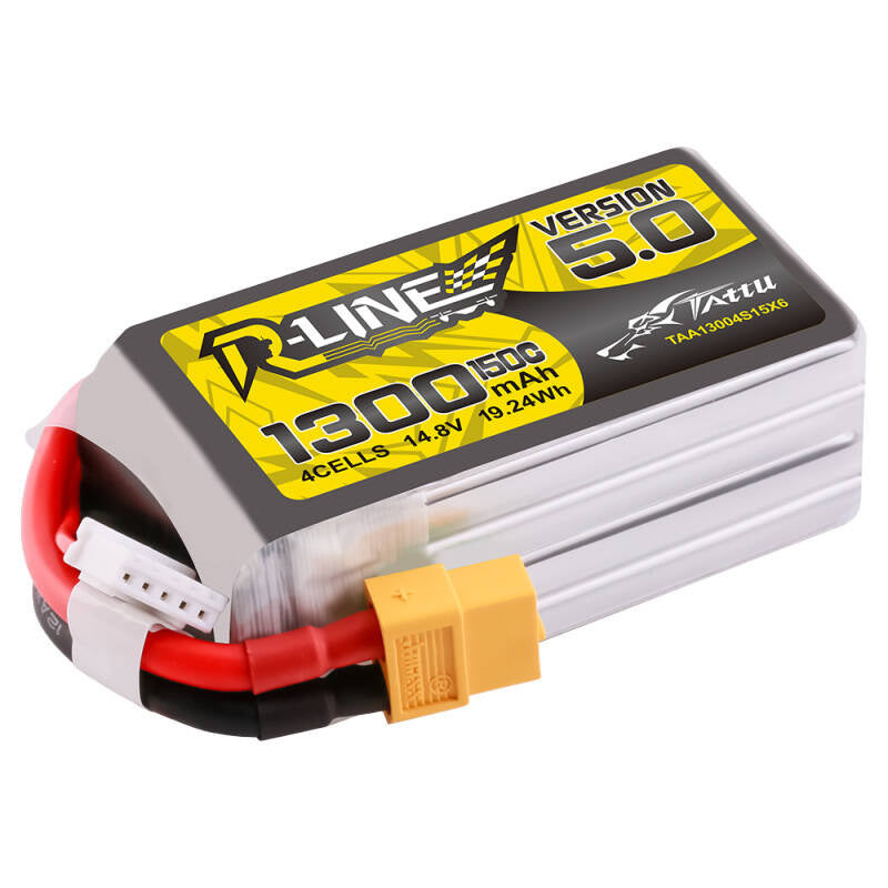 Cumpara acum Tattu R-Line Version 5.0 1300mAh 14.8V 150C 4S1P Lipo Battery Pack cu XT60 Plug de la Mesterul Minune