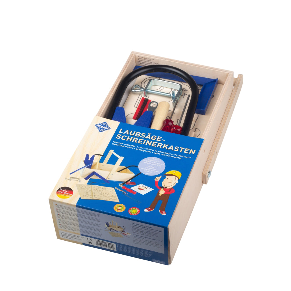 Cumpara acum Set traforaj in cutie de dulgher, 20 de piese, Pebaro 430 de la Mesterul Minune
